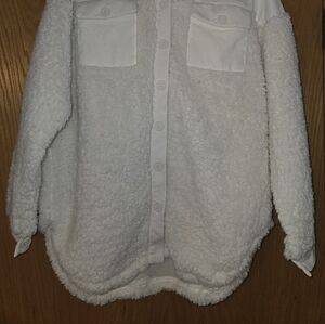 HYFVE Cream Corduroy Sherpa Jacket